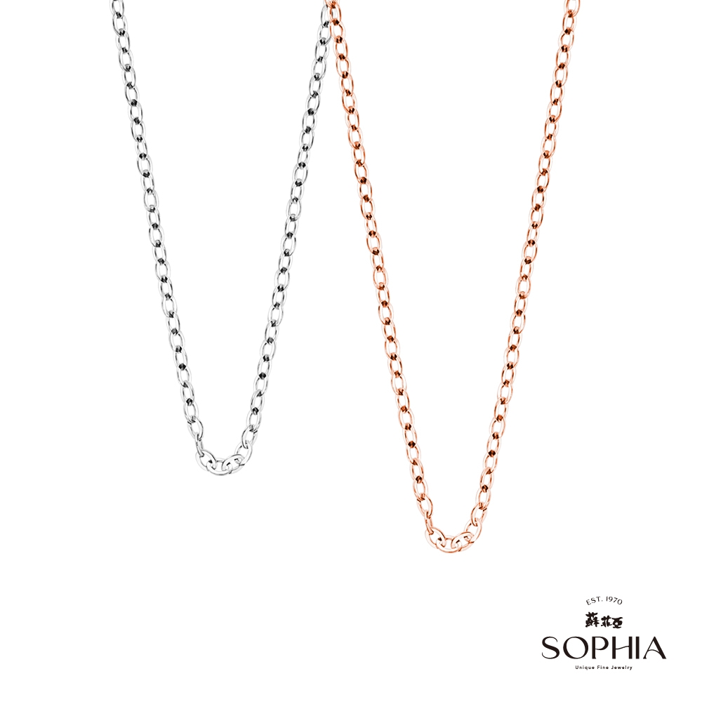 SOPHIA 蘇菲亞珠寶 - 18吋 18K金 閃Q鍊
