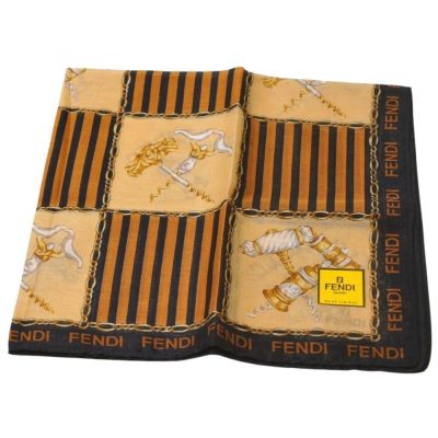 FENDI ,DIOR Christian ,CELINE字母LOGO帕領巾