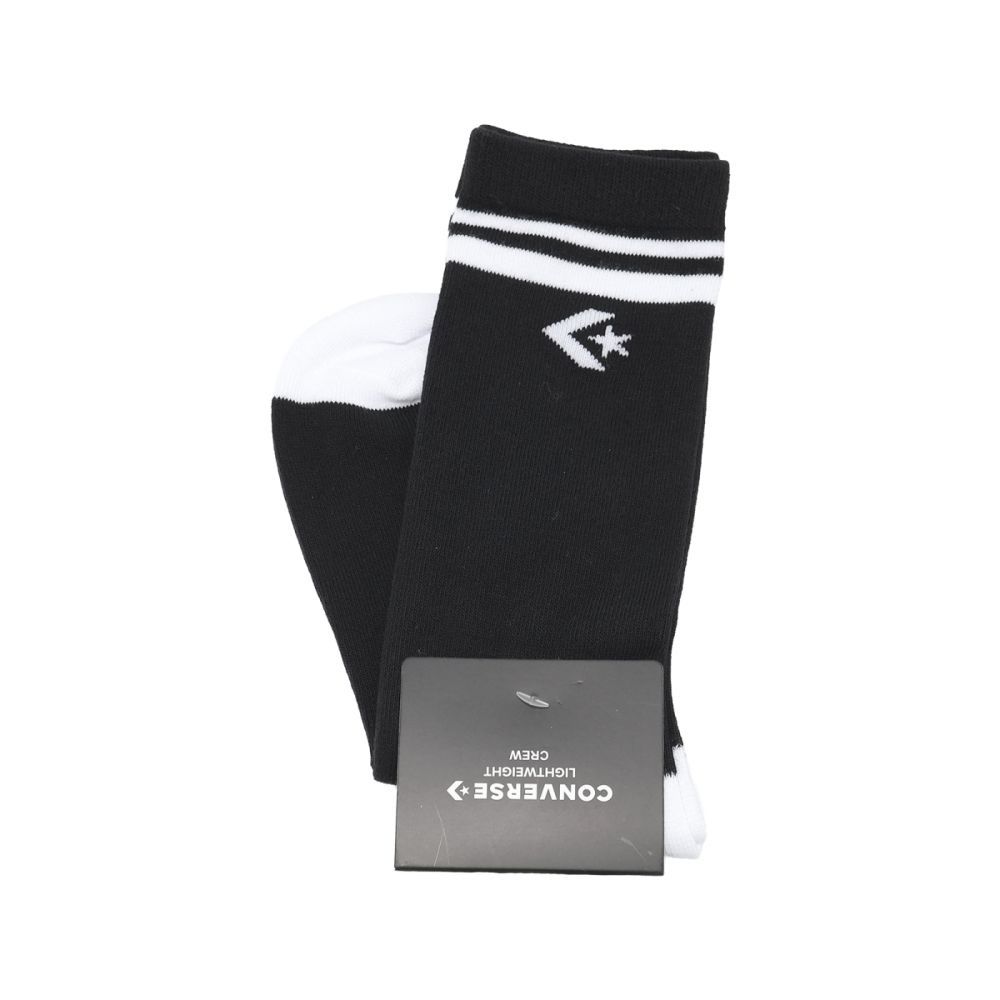 Converse 休閒襪 Lightweight Crew 大童 黑 條紋 童襪 襪子 長襪 CV2513008GS002
