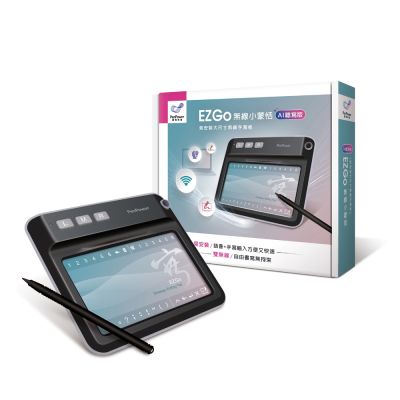 蒙恬EZ Go 無線小蒙恬 AI 聽寫版 (無線手寫板、語音輸入、手寫輸入、語音轉文字、AI助理)