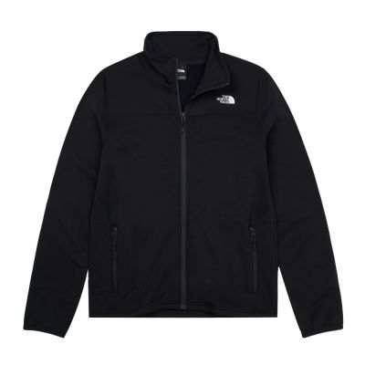 The North Face 官方旗艦 北面女款黑色立領抓絨外套｜8FJVJK3