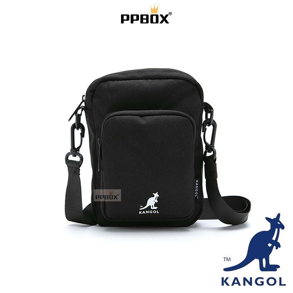 KANGOL 撞色款 小方包 附背帶 包包 【63557702】
