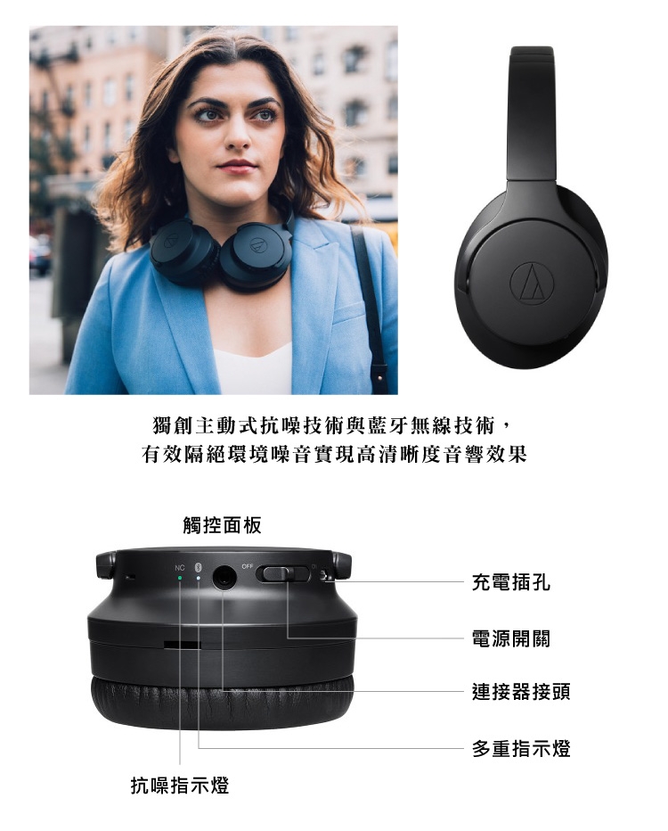 audio-technica鐵三角 ATH-ANC700BT - 詳情4