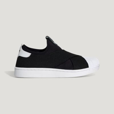 adidas 愛迪達 休閒鞋 女鞋 運動鞋 三葉草 SUPERSTAR II SLIP-ON 黑 KH8210 (9127)