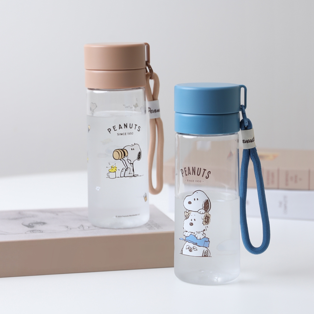 Peanuts史努比 Tritan透明水壺550ml