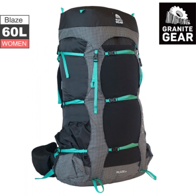 Granite Gear Blaze 60 女用登山健行背包 / 黑 / 黑格