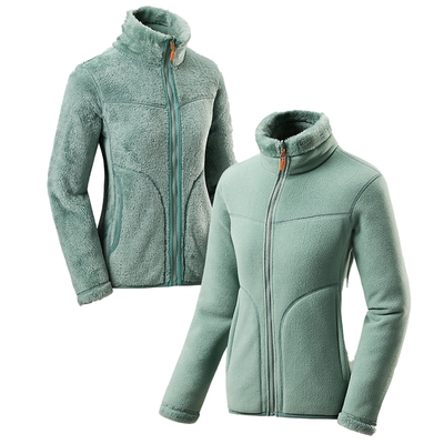 初色 初色生活 純色立領搖粒絨珊瑚絨加厚雙面可穿男女外套-共8色任選-39605(M-4XL可選)