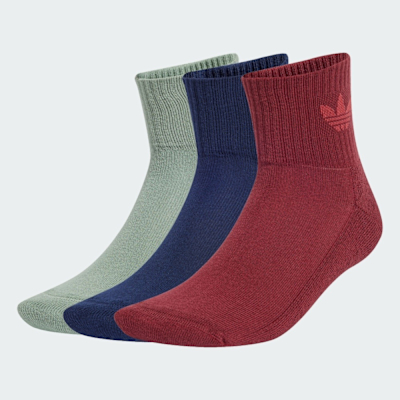 【adidas 愛迪達】 中筒襪 3 雙入 男/女 - Originals JI9495