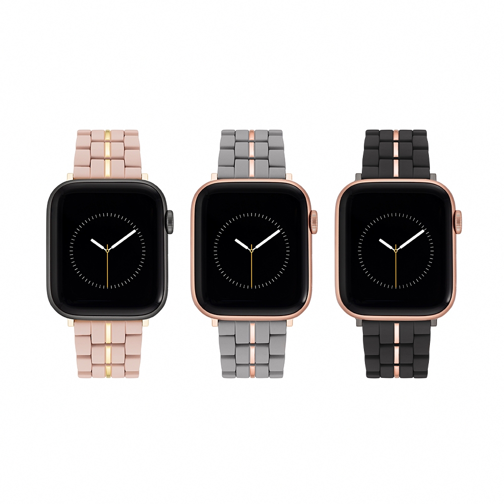 【NINE WEST】Apple watch 時尚拼接蘋果錶帶 (38/40/41mm)