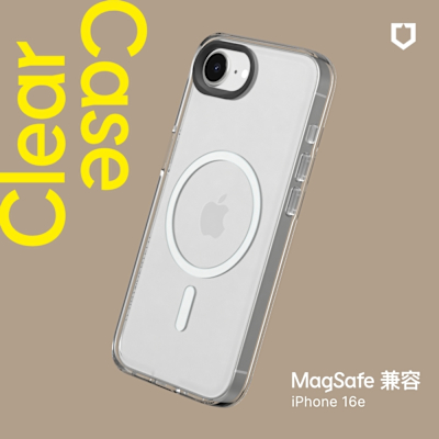 犀牛盾 iPhone 17e/16e(6.1吋) Clear(MagSafe相容)透明防摔手機殼(終身黃化保固)