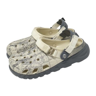Crocs 洞洞鞋 Duet Max II Forest Crackle 蝸輪暴石 骨白 2142512Y3