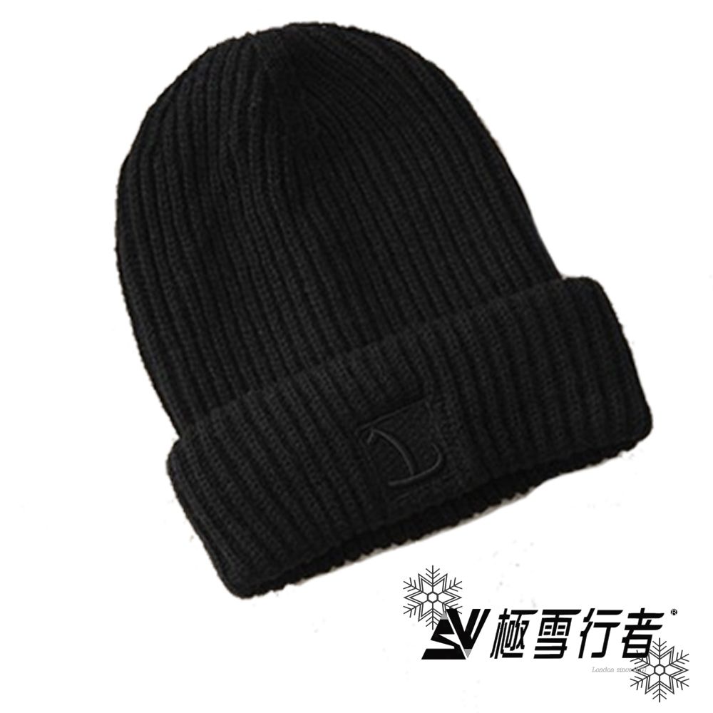 [極雪行者]SW-L15美麗諾羊毛15%反摺式增厚時尚針織混紡男女羊毛帽/超保暖/超柔軟/超高CP值