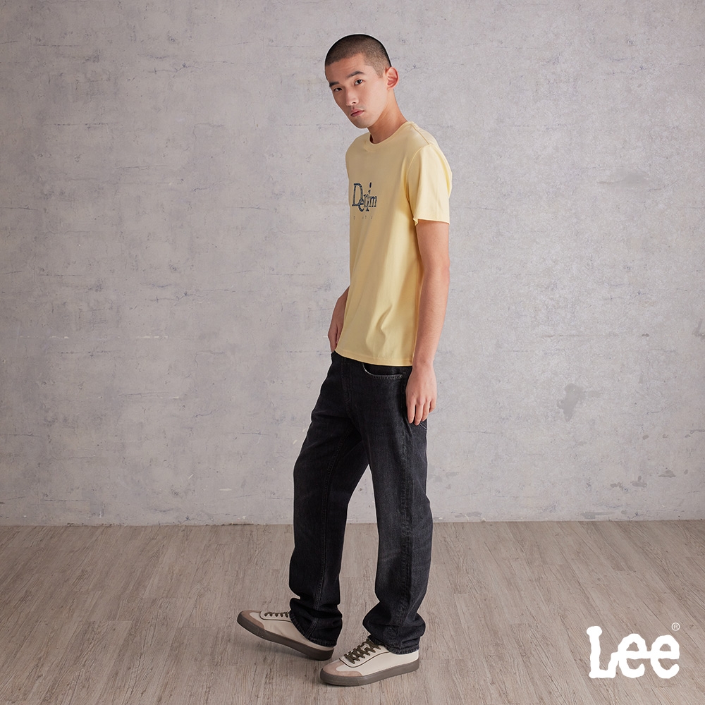 Lee 男款 743 舒適中腰直筒牛仔褲 深灰洗水｜Modern