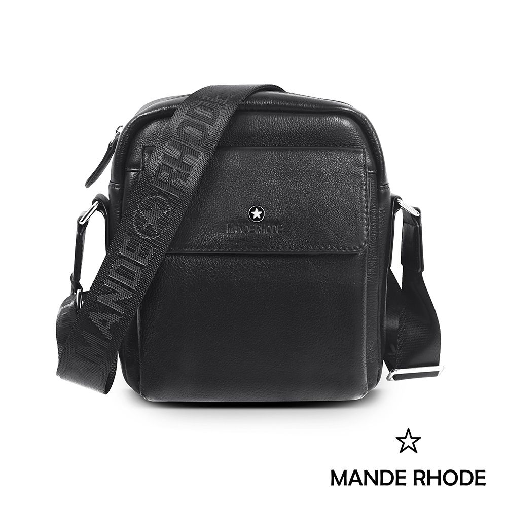 MANDE RHODE - 曼德羅德 - 真皮訂製前掀造型斜背包 - A7777K