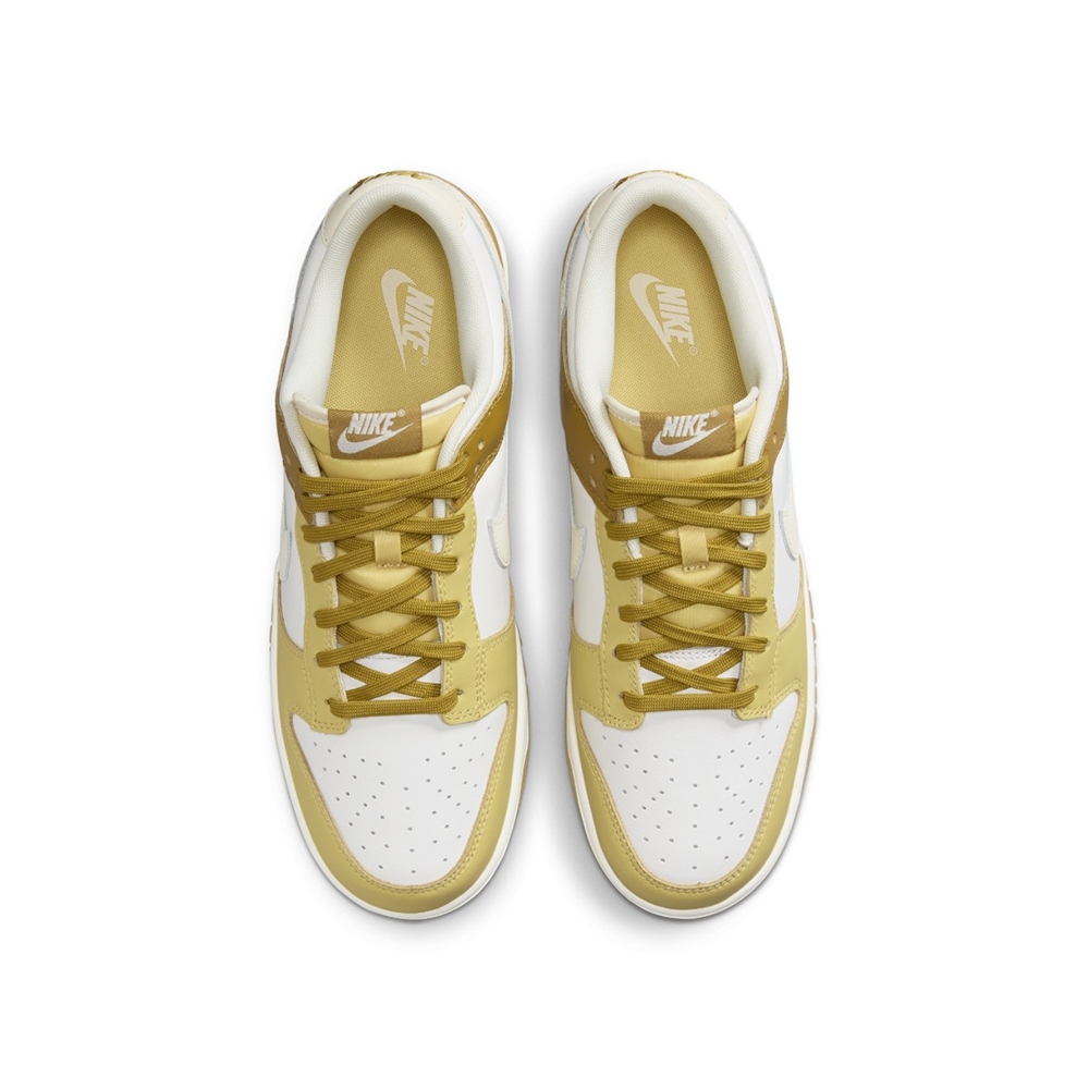 Nike Dunk Low Retro Bronzine 檸檬黃夕陽黃白勾休閒鞋男鞋FZ4042-716