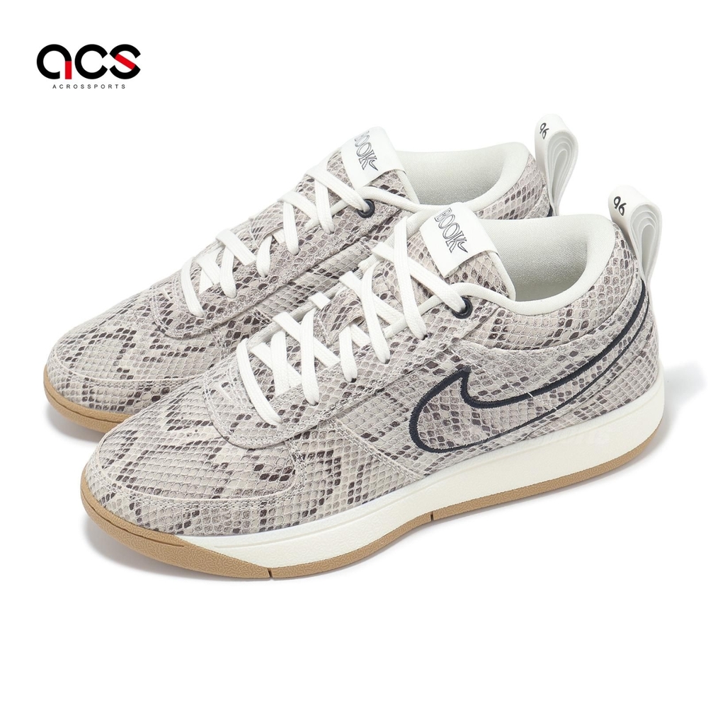Nike 籃球鞋Book 1 EP LEA Python 蛇紋鱗片Devin Booker 棕男鞋HJ5353