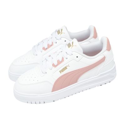 Puma 休閒鞋 Shuffle Downtown 男鞋 女鞋 白 粉 復古 皮革 402596-14