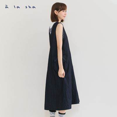 a la sha 貓咪大口袋2WAY背心洋裝