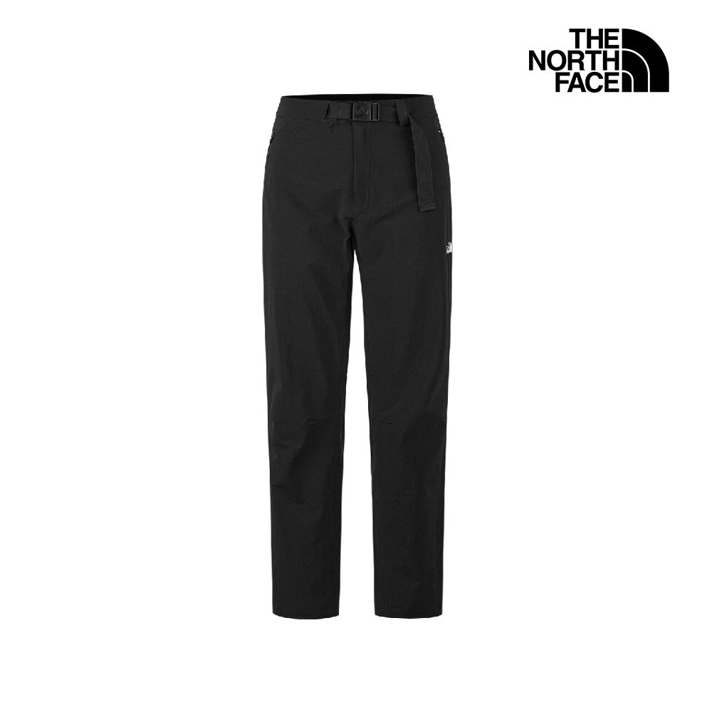 【The North Face 官方旗艦】 北面女款黑色COOLTOUCH觸膚涼感戶外徒步長褲｜8CJWJK3