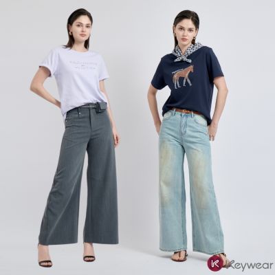 KeyWear奇威- 網路獨家新品寬褲/牛仔褲 (多款任選)