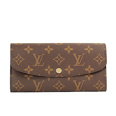 Louis Vuitton Emilie 釦式長夾(2色)