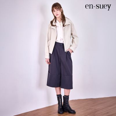 【en-suey 銀穗】網路限定 工裝風防風長袖拉鍊外套(任選均一價)