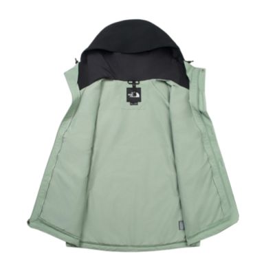 The North Face 北臉 外套 男 運動連帽外套 防水 透氣 M SANGRO DRYVENT JACKET 2.0 黑綠 NF0A8DX1D5N