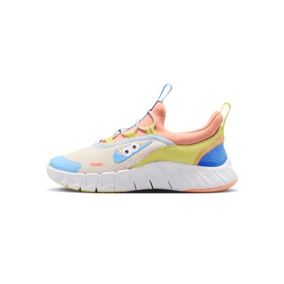 Nike Free Ride PS 中童 童鞋 白彩色 套入式 透氣 舒適 運動 休閒鞋 IW2029-141