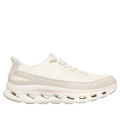 Skechers 思克威爾 Go Walk Glide-Step 2.0 [125156WOFWT] 女 健走鞋 米