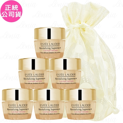 EsteeLauder雅詩蘭黛 ESTEE LAUDER 雅詩蘭黛 年輕無敵膠原霜(15ml)*6旅行袋組(公司貨)