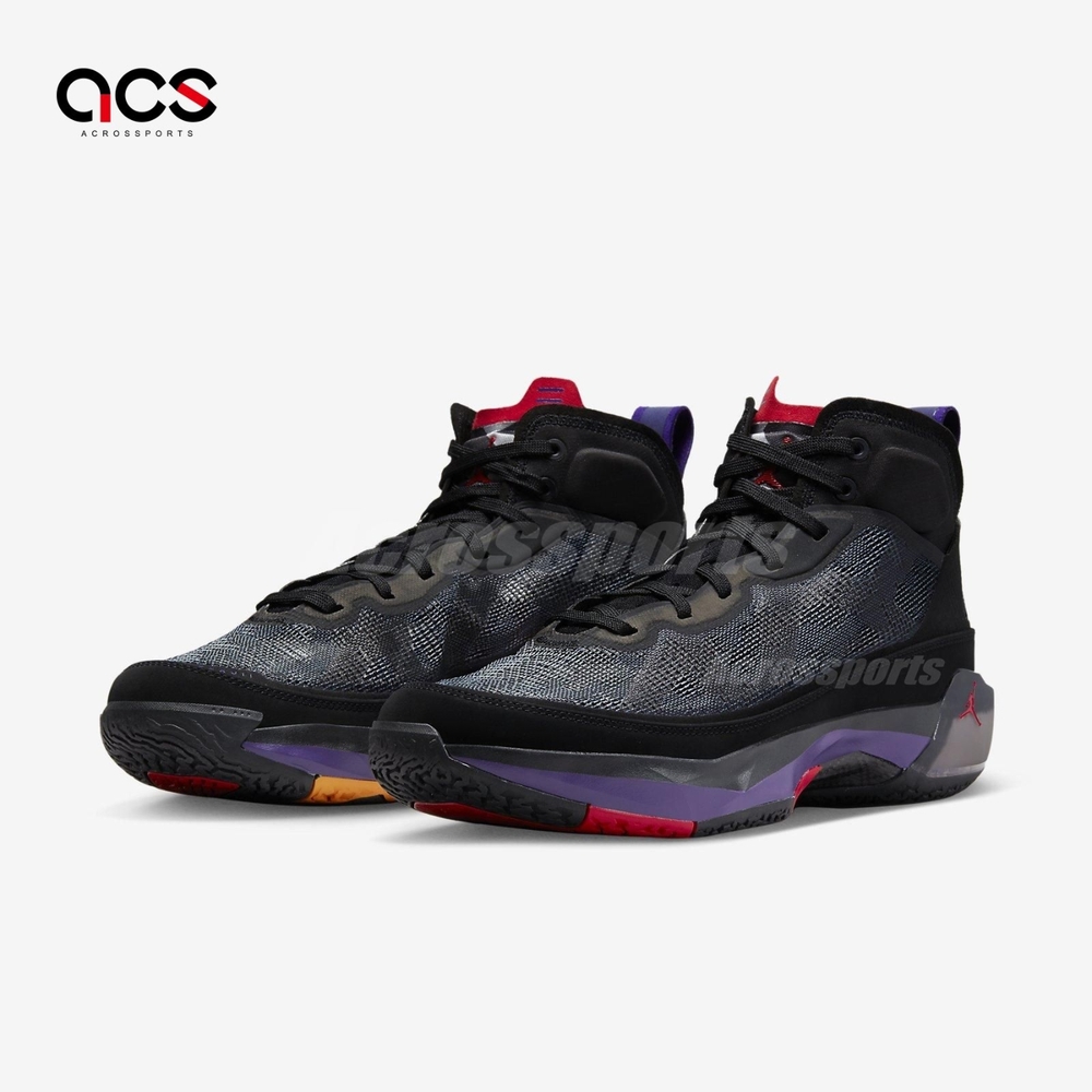 Nike 籃球鞋Air Jordan XXXVII PF 37 黑紫紅暴龍隊配色男鞋DV0747-065