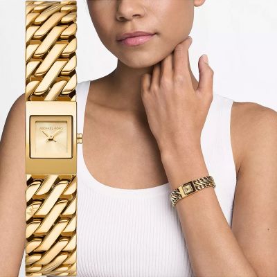 Michael Kors MK Darrington 時尚手鍊式女錶 618限定禮遇 送禮推薦-14mm MK4907