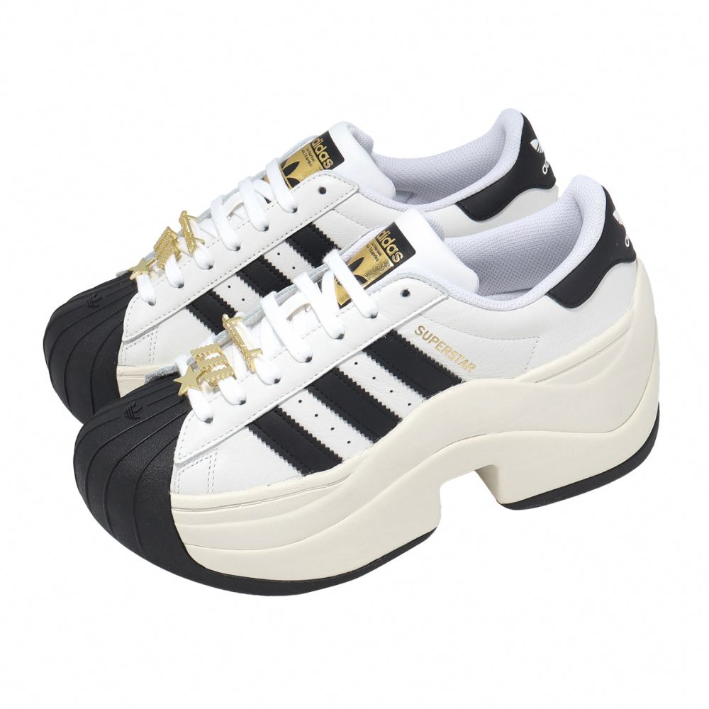 adidas 愛迪達 休閒鞋 Superstar Bold 女鞋 白 黑 厚底 增高 復古 貝殼鞋 JR9895
