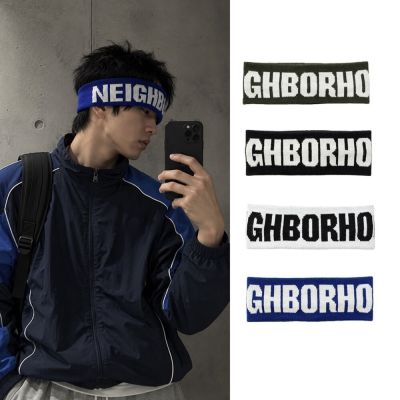 Neighborhood 品牌字母 運動髮帶 頭帶 配件 黑/藍/軍綠/白 262YGNH-HT02