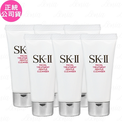 SK-II/SK2 SK-II 全效活膚潔面乳(20g)*6(效期2026.10-公司貨)