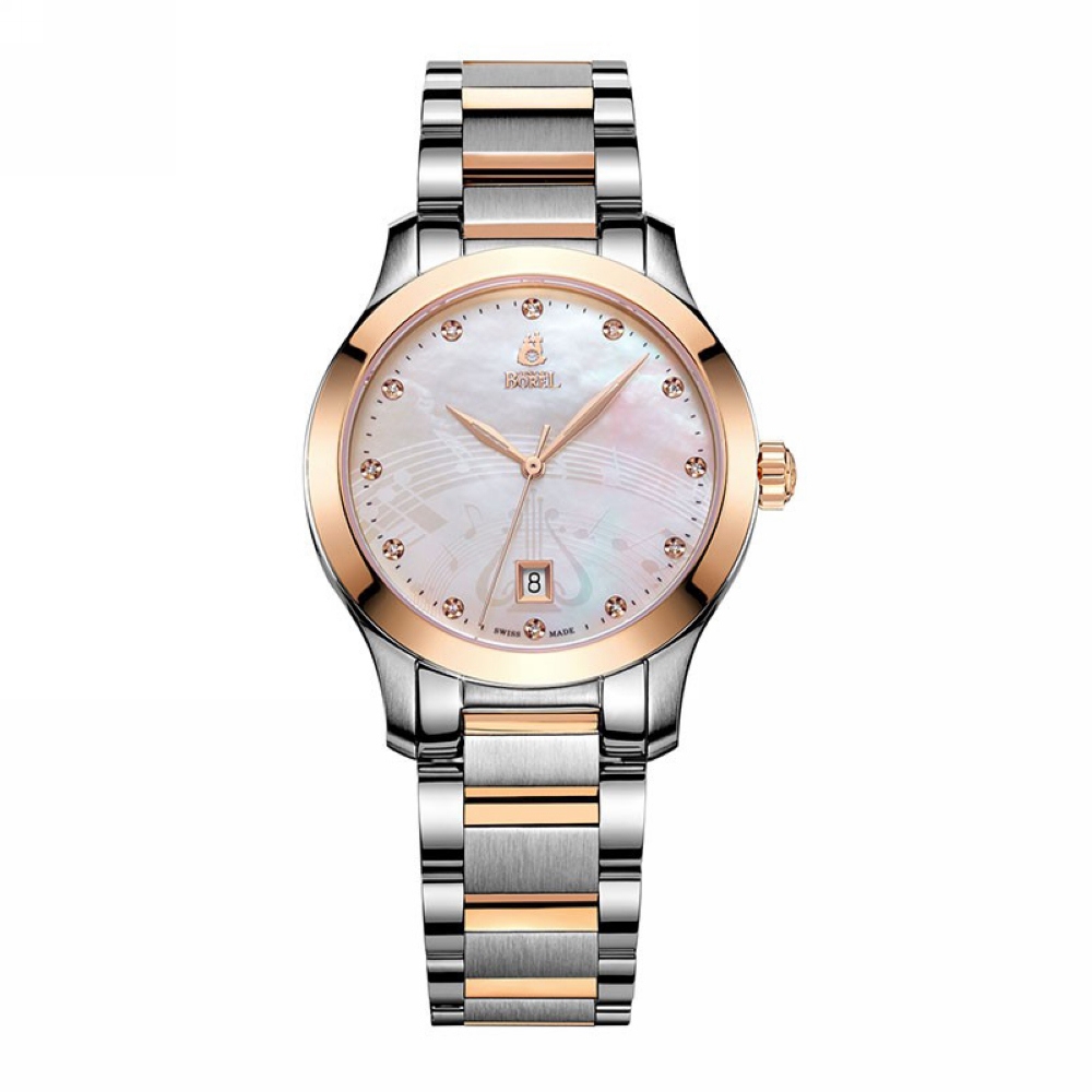 Ernest Borel 瑞士依波路表 音韻系列 古典豎琴美鑽石英女錶 36mm BBR608-422