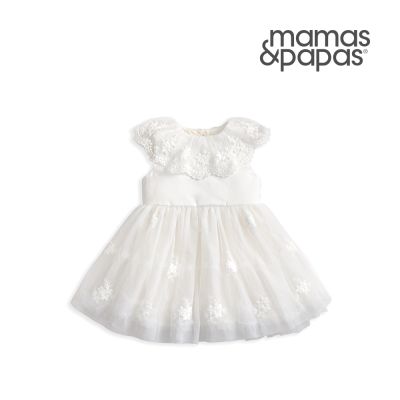 Mamas&Papas 雪夜花印-無袖洋裝