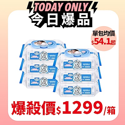 Baan 貝恩 嬰兒保養柔濕巾80抽x24包/箱