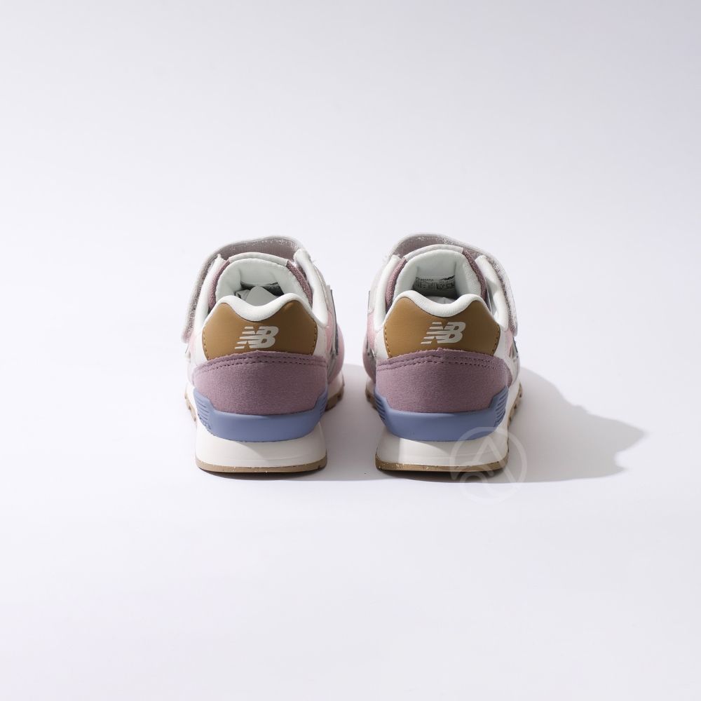 New Balance MN 996 中童童鞋粉紫色運動休閒透氣寬楦麂皮魔鬼氈休閒鞋