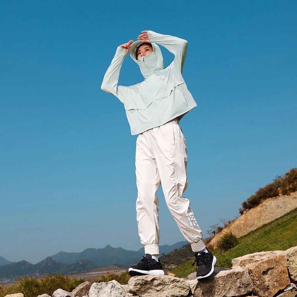 【adidas 愛迪達】 防曬連帽外套 UPF 抗UV 男款/女款 (多款任選) (C款)