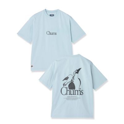 CHUMS Booby Bird Twins T-Shirt 男 短袖上衣 天空藍 CH012722A111
