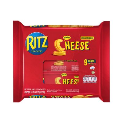 RITZ麗滋 三明治餅乾 隨手包(9x27g) 起司口味★ 三入超值組