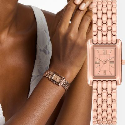 Michael Kors MK Essex 典雅方型女錶 618限定禮遇 送禮推薦-20mm MK4998