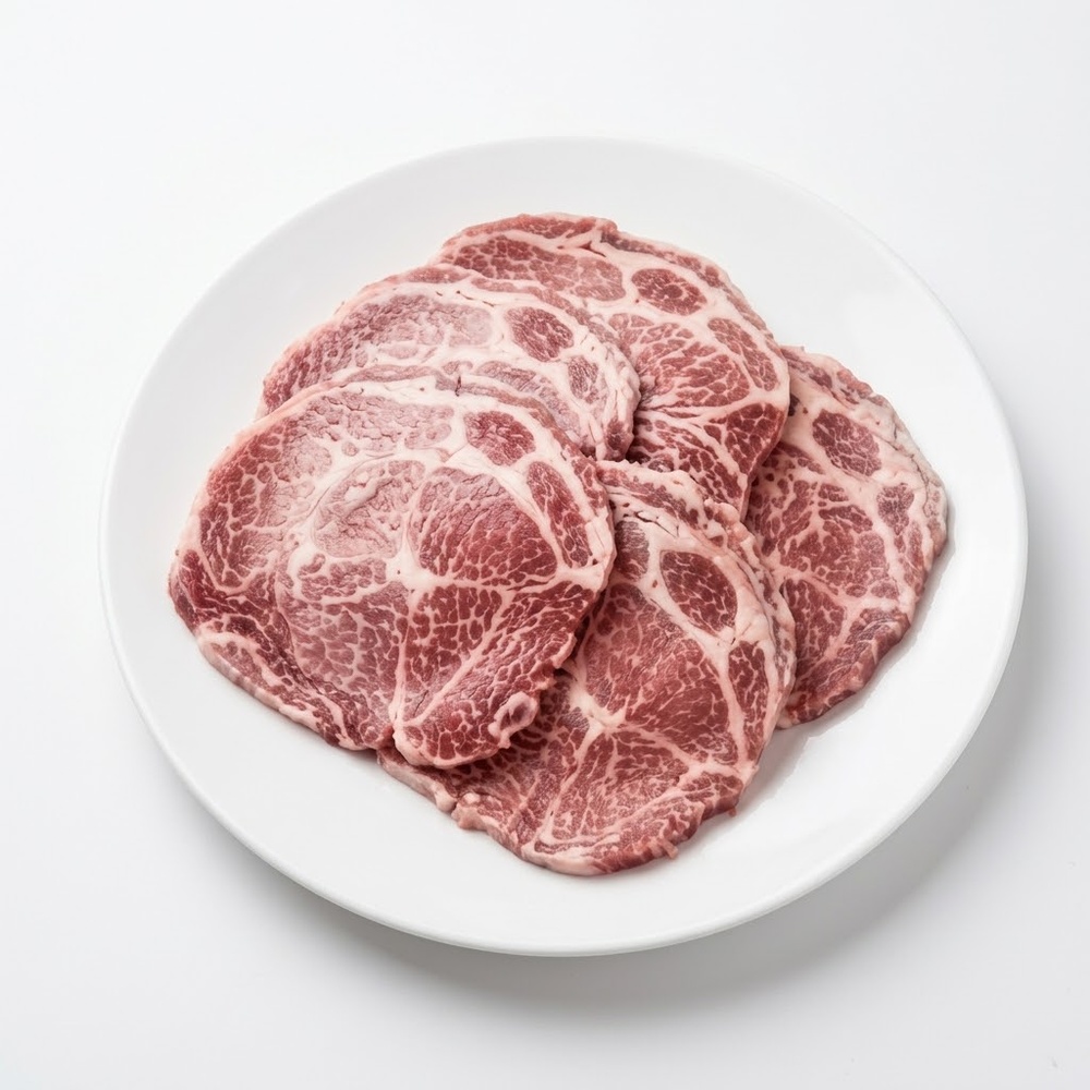 【海鮮主義】平鋪皇冠梅花豬肉片12盒組(150g±5%)