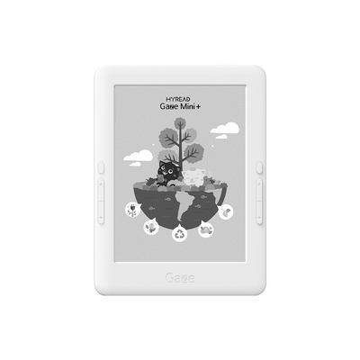 【預購】HyRead Gaze Mini+ 6吋電子紙閱讀器 (經典白)