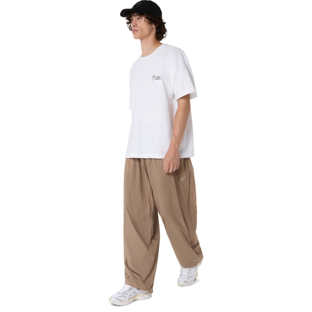 asics 亞瑟士 短袖上衣 男 女 中性 白 2203A369-100