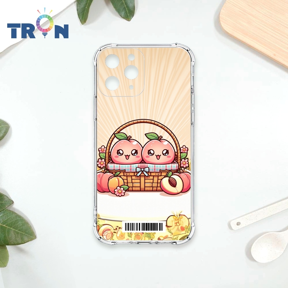 TRON IPhone 11 PRO 2顆水蜜桃系列 四角防摔載具殼 軟殼 手機殼