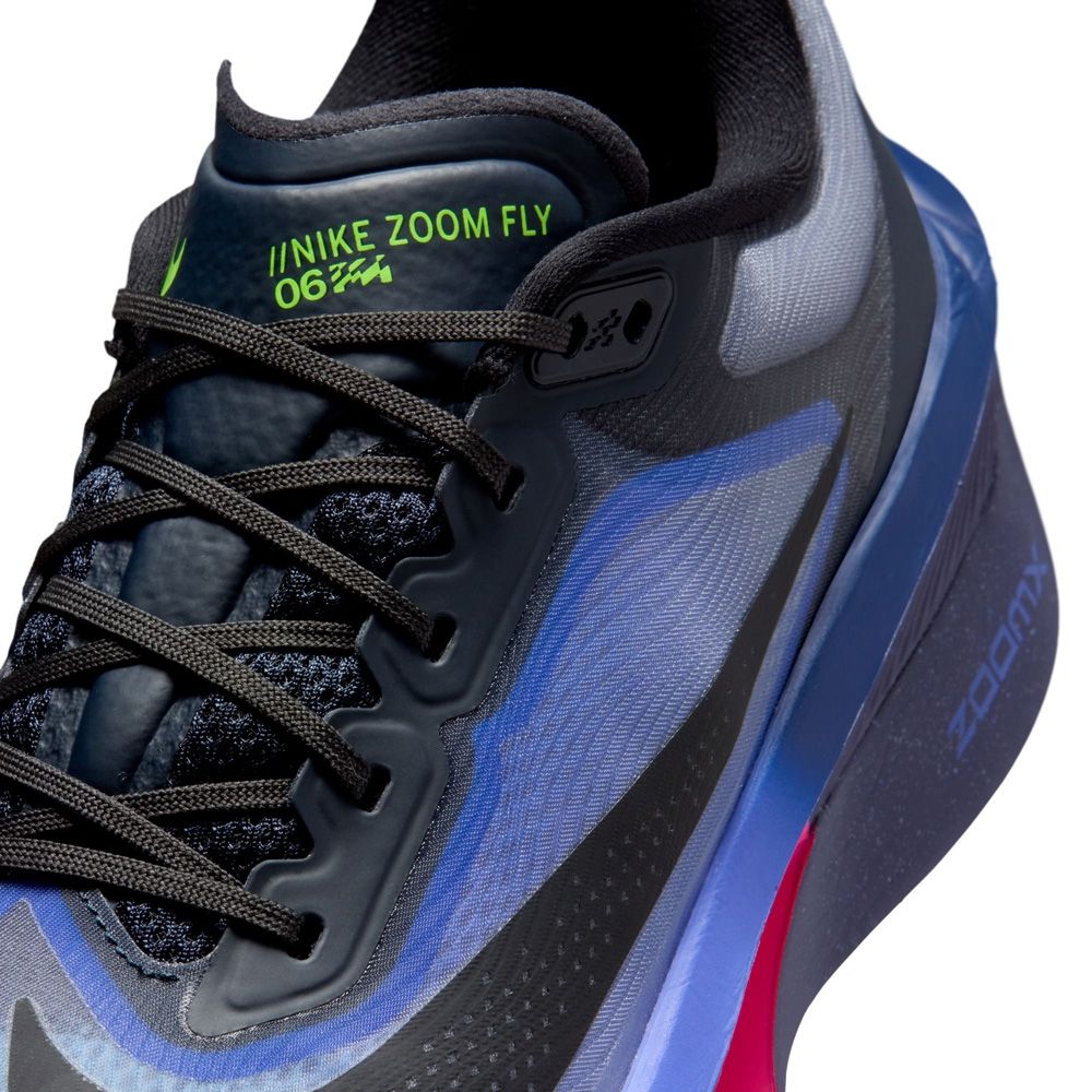NIKE 慢跑鞋男鞋運動鞋緩震ZOOM FLY 6 GLAM 黑綠藍IO9572-400 | 其他