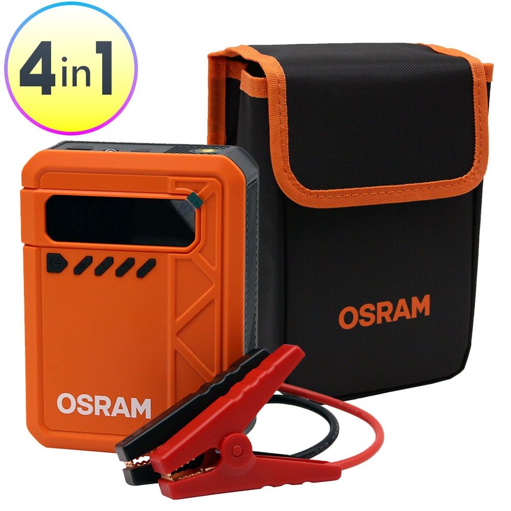 OSRAM 歐司朗 4合1汽車急救啟動電源打氣機（救車／充氣／行充／照明）
