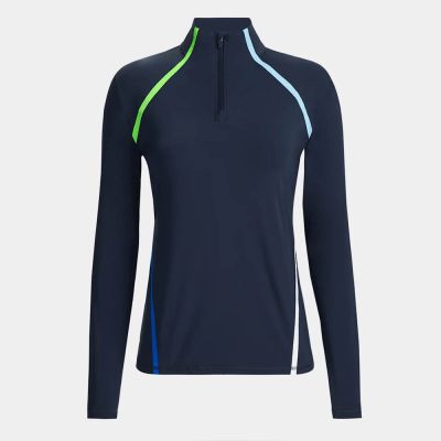 【G/FORE】COLOUR BLOCK SILKY TECH QUARTER ZIP PULLOVER 女士 拉鍊套頭衫 | 其他品牌 ...